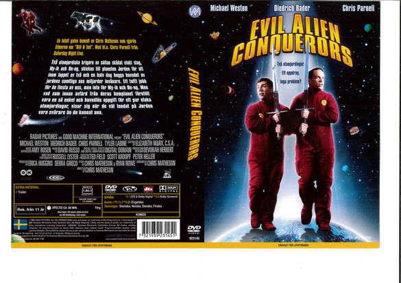 EVIL ALIEN CONQUERORS (DVD OMSLAG)