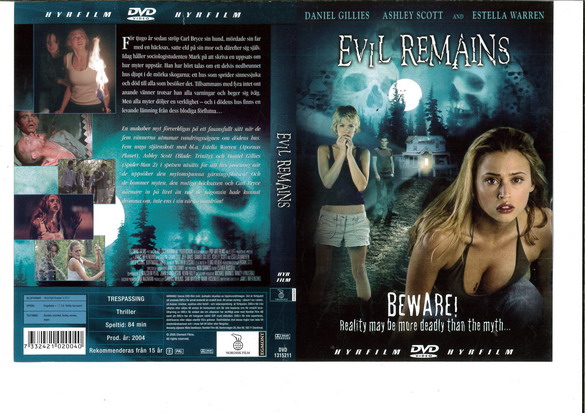 EVIL REMAINS (DVD OMSLAG)