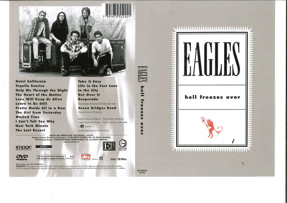 EAGLES: HELL FREEZES OVER (DVD OMSLAG)