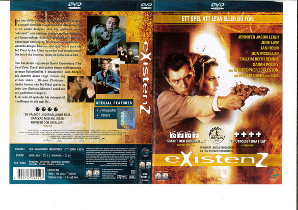 EXISTENZ (DVD OMSLAG)