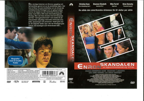 ENRON SKANDALEN (DVD OMSLAG)