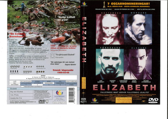 ELIZABETH (DVD OMSLAG)