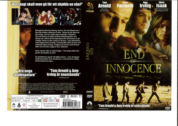 END OF INNOCENCE (DVD OMSLAG)