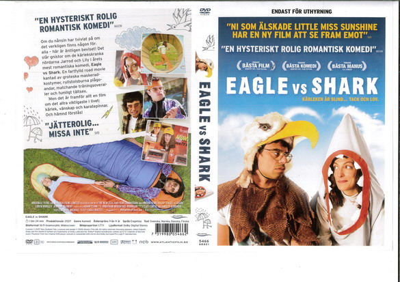 EAGLE VS SHARK (DVD OMSLAG)