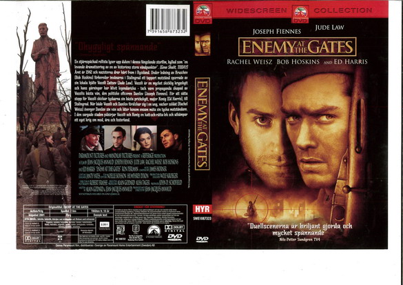 ENEMY AT THE GATES (DVD OMSLAG)