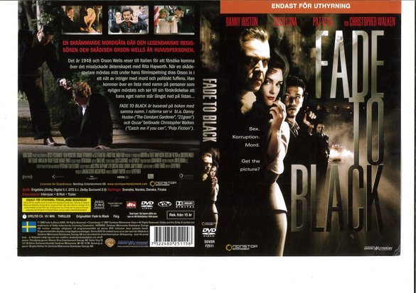 FADE TO BLACK (DVD OMSLAG)