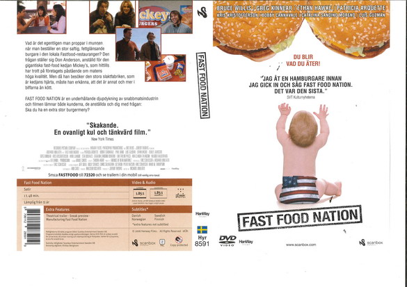 FAST FOOD NATION (DVD OMSLAG)