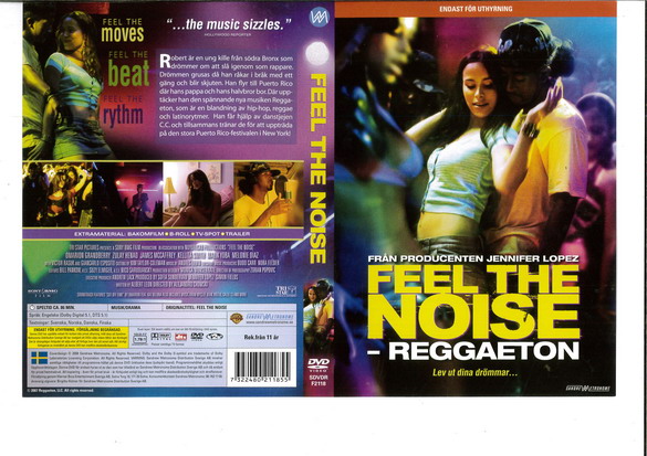 FEEL THE NOISE - REGGAETON (DVD OMSLAG)