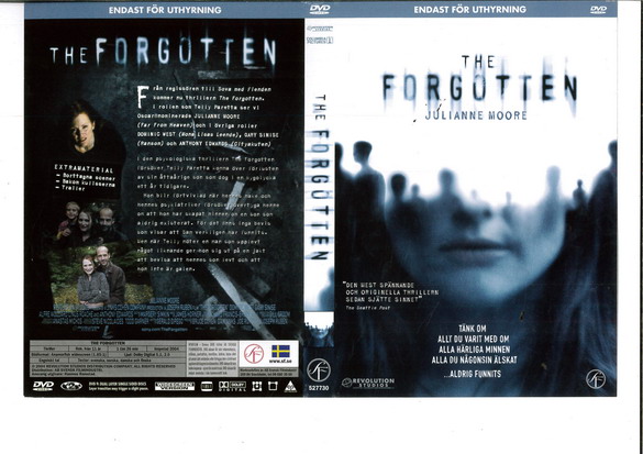 FORGOTTEN (DVD OMSLAG)