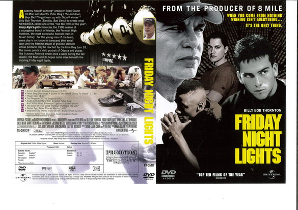 FRIDAY NIGHT LIGHTS (DVD OMSLAG)