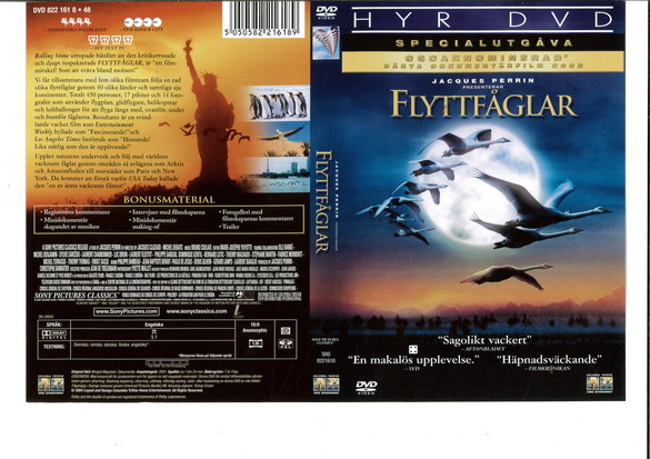 FLYTTFÅGLAR (DVD OMSLAG)