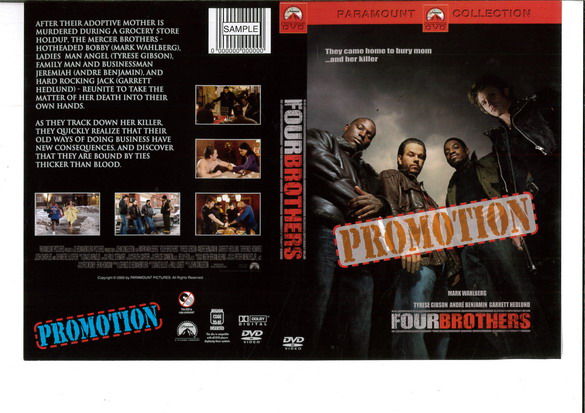 FOUR BROTHERS (DVD OMSLAG) PROMO