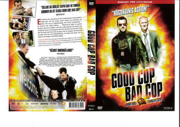 GOOD COP BAD COP (DVD OMSLAG)