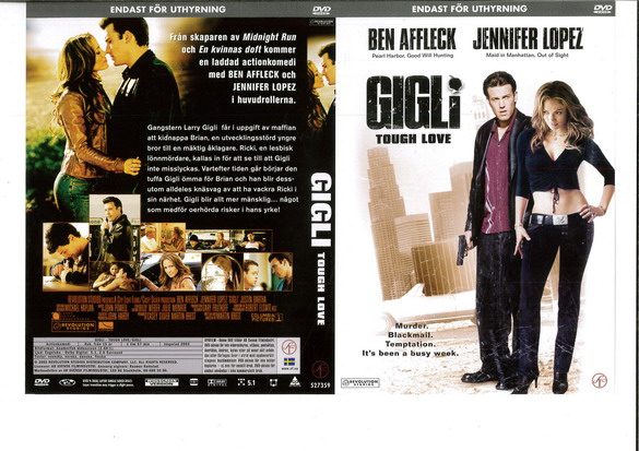 GIGLI TOUGH LOVE (DVD OMSLAG)