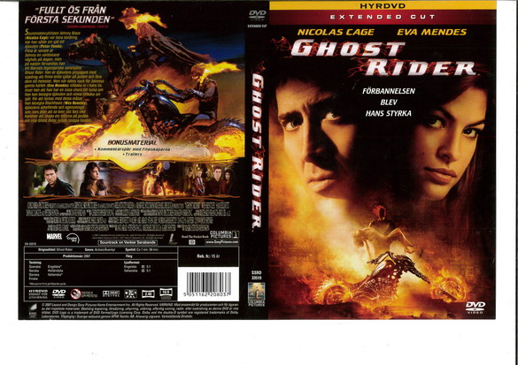 GHOST RIDER (DVD OMSLAG)