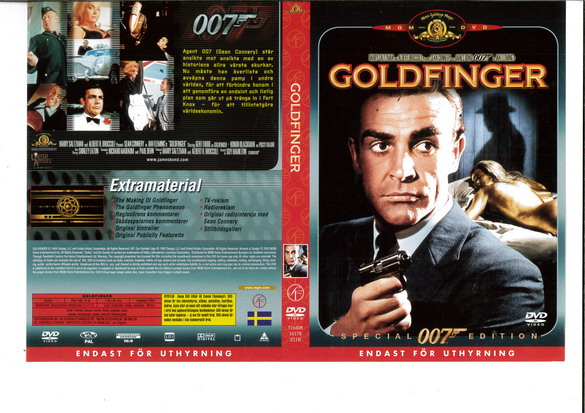 GOLDFINGER (DVD OMSLAG)