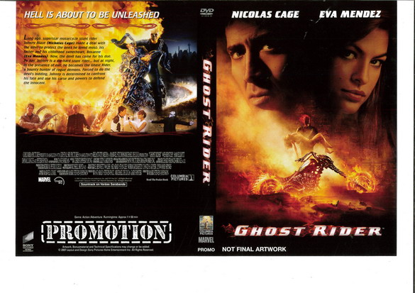 GHOST RIDER (DVD OMSLAG) PROMO