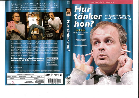 HUR TÄNKER HON? (DVD OMSLAG)