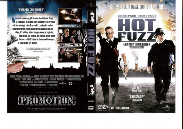 HOT FUZZ (DVD OMSLAG) PROMO