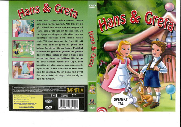 HANS OCH GRETA (DVD OMSLAG)