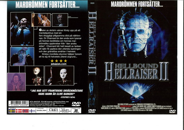 HELLRAISER 2: HELLBOUND (DVD OMSLAG)