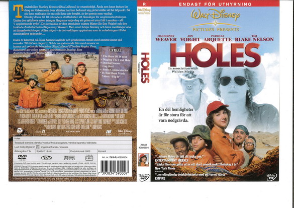 HOLES (DVD OMSLAG)