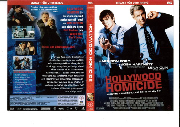 HOLLYWOOD HOMICIDE (DVD OMSLAG)