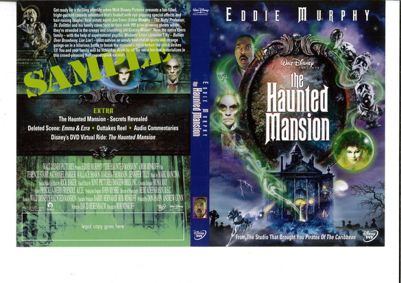HAUNTED MANSION (DVD OMSLAG) SAMPLE