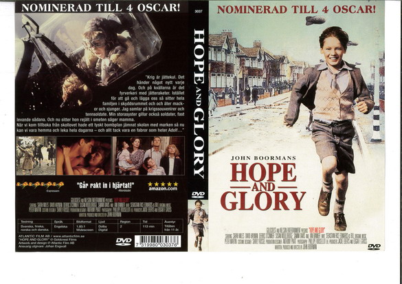 HOPE & GLORY (DVD OMSLAG)