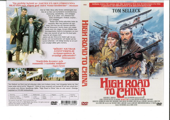 HIGH ROAD TO CHINA (DVD OMSLAG)