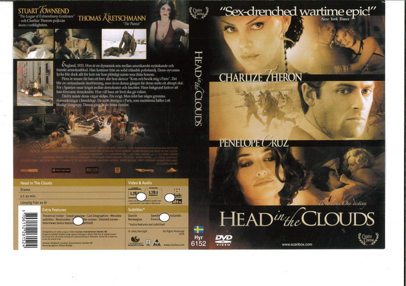 HEAD IN THE CLOUDS (DVD OMSLAG)