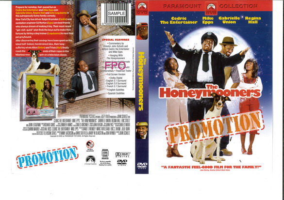 HONEYMOONERS (DVD OMSLAG) PROMO