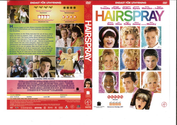 HAIRSPRAY (DVD OMSLAG)