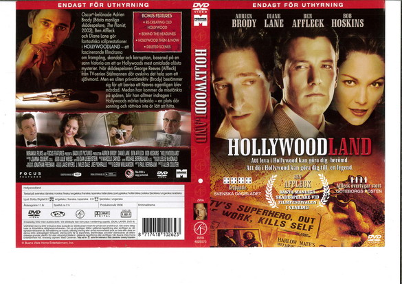 HOLLYWOODLAND (DVD OMSLAG)
