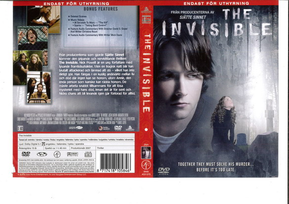 INVISIBLE (DVD OMSLAG)