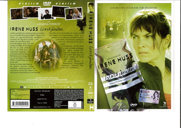 IRENE HUSS: GLASDJÄVULEN (DVD OMSLAG)