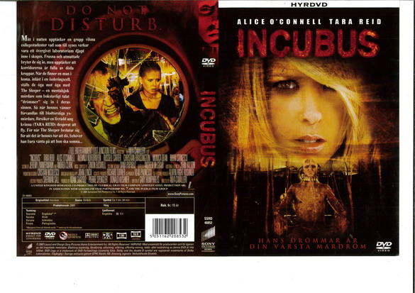 INCUBUS (DVD OMSLAG)