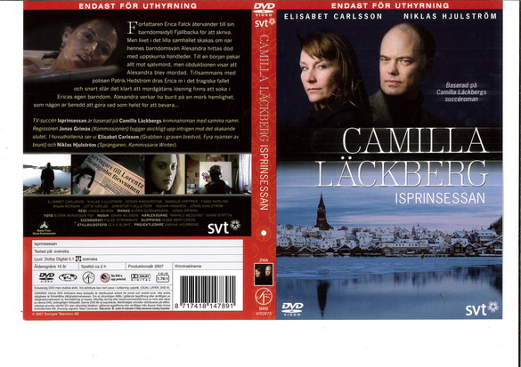 CAMILLA LÄCKBERG: ISPRINSESSAN (DVD OMSLAG)