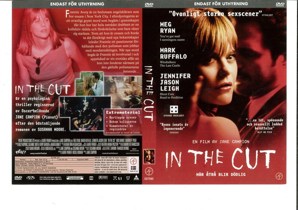 IN THE CUT (DVD OMSLAG)