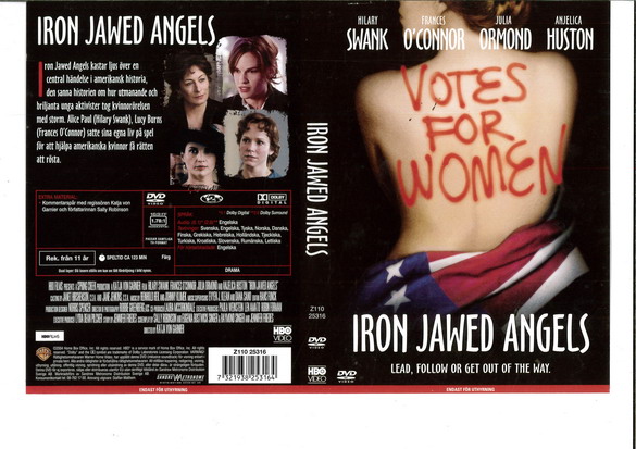 IRON JAWED ANGELS (DVD OMSLAG)