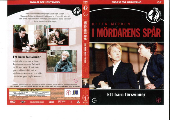 I MÖRDARENS SPÅR: ETT BARN FÖRSVINNER (DVD OMSLAG)