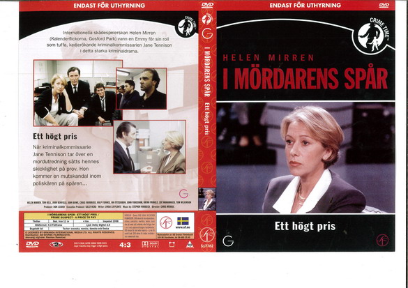 I MÖRDARENS SPÅR: ETT HÖGT PRIS (DVD OMSLAG)