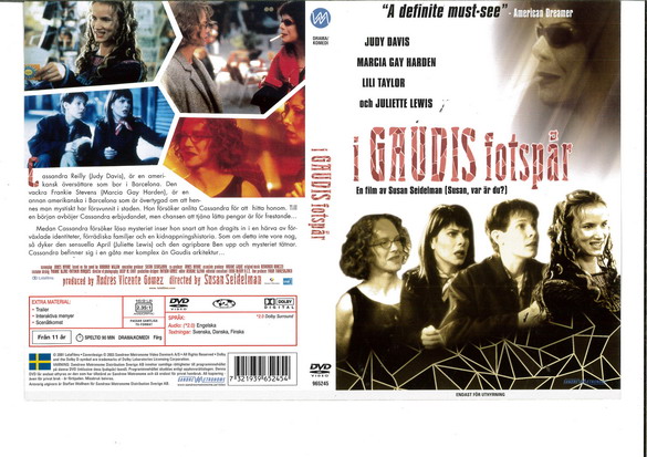 I GAUDIS FOTSPÅR (DVD OMSLAG)