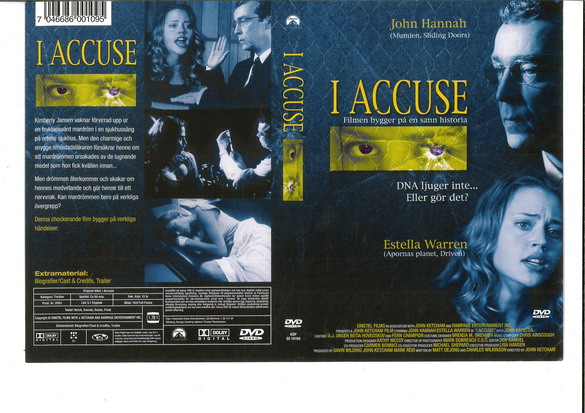 I ACCUSE (DVD OMSLAG)