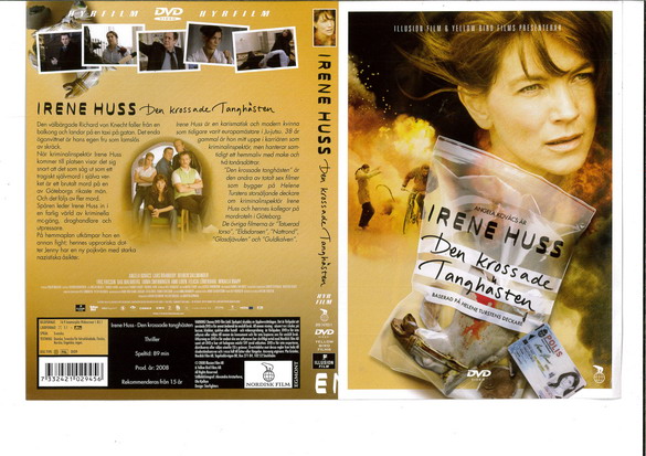 IRENE HUSS: DEN KROSSADE TANGHÄSTEN (DVD OMSLAG)