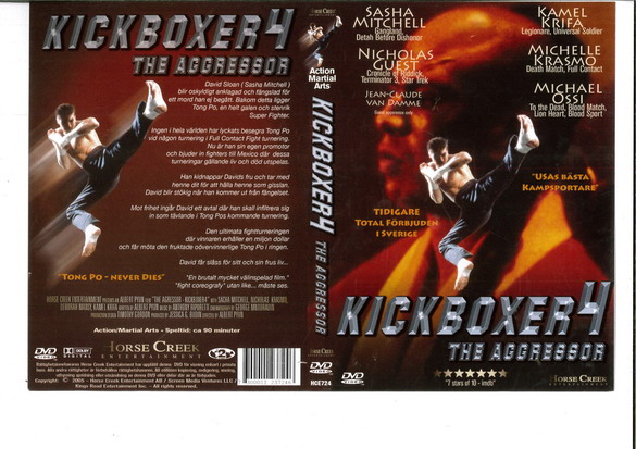 KICKBOXER 4 (DVD OMSLAG)