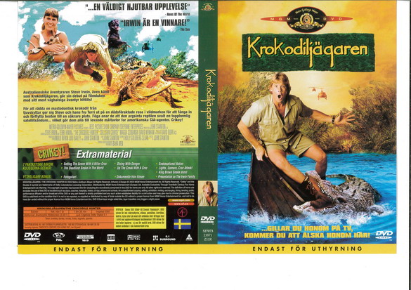 KROKODILJÄGAREN (DVD OMSLAG)