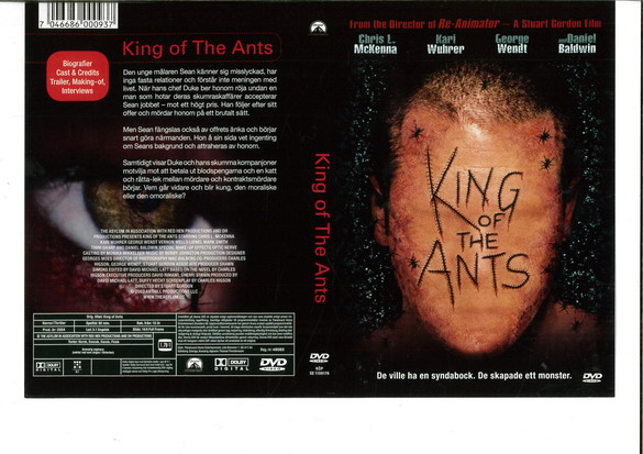 KING OF THE ANTS (DVD OMSLAG)