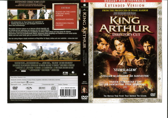 KING ARTHUR (DVD OMSLAG)