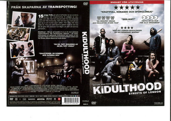 KIDULTHOOD: STREETS OF LONDON (DVD OMSLAG)